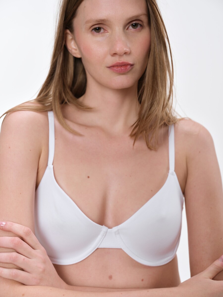 Soutien Con Aro cotton club - Blanco 