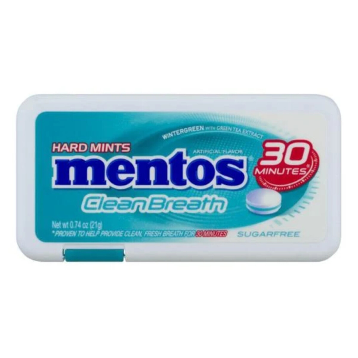 Caramelos Mentos Clear Breath Mentol 18g 