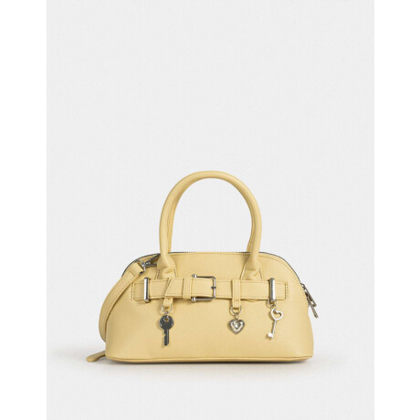 Cartera Mini Bowling Amarillo Claro