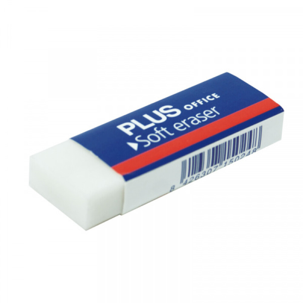 Goma De Borrar Plástica Plus Office Grande #GOMA DE BORRAR PLÁSTICA PLUS OFFICE GRANDE