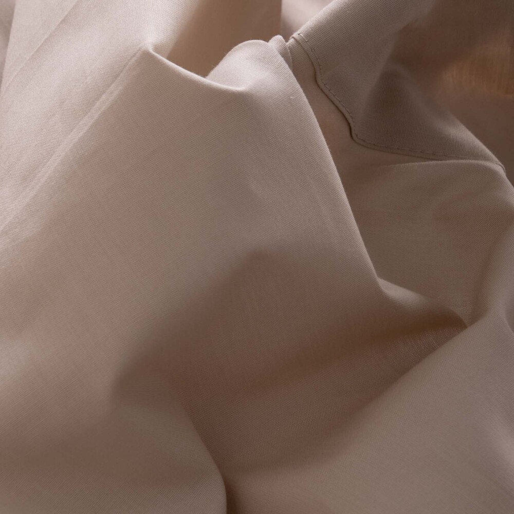 JUEGO DE SÁBANAS QUEEN ALGODON MARRON COTTON BASIC 180 HILOS TOSTADO