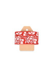 Cinta arabesque tela 2.5 cm. x 5 mts - NATURAL Y ROJO Cinta arabesque tela 2.5 cm. x 5 mts - NATURAL Y ROJO