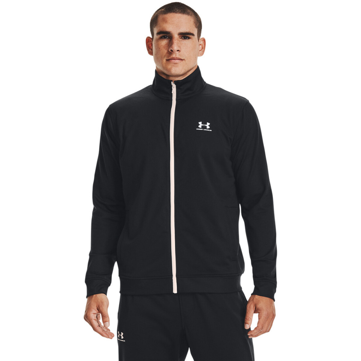 SPORTSTYLE TRICOT JACKET-BRN - BLK-002 
