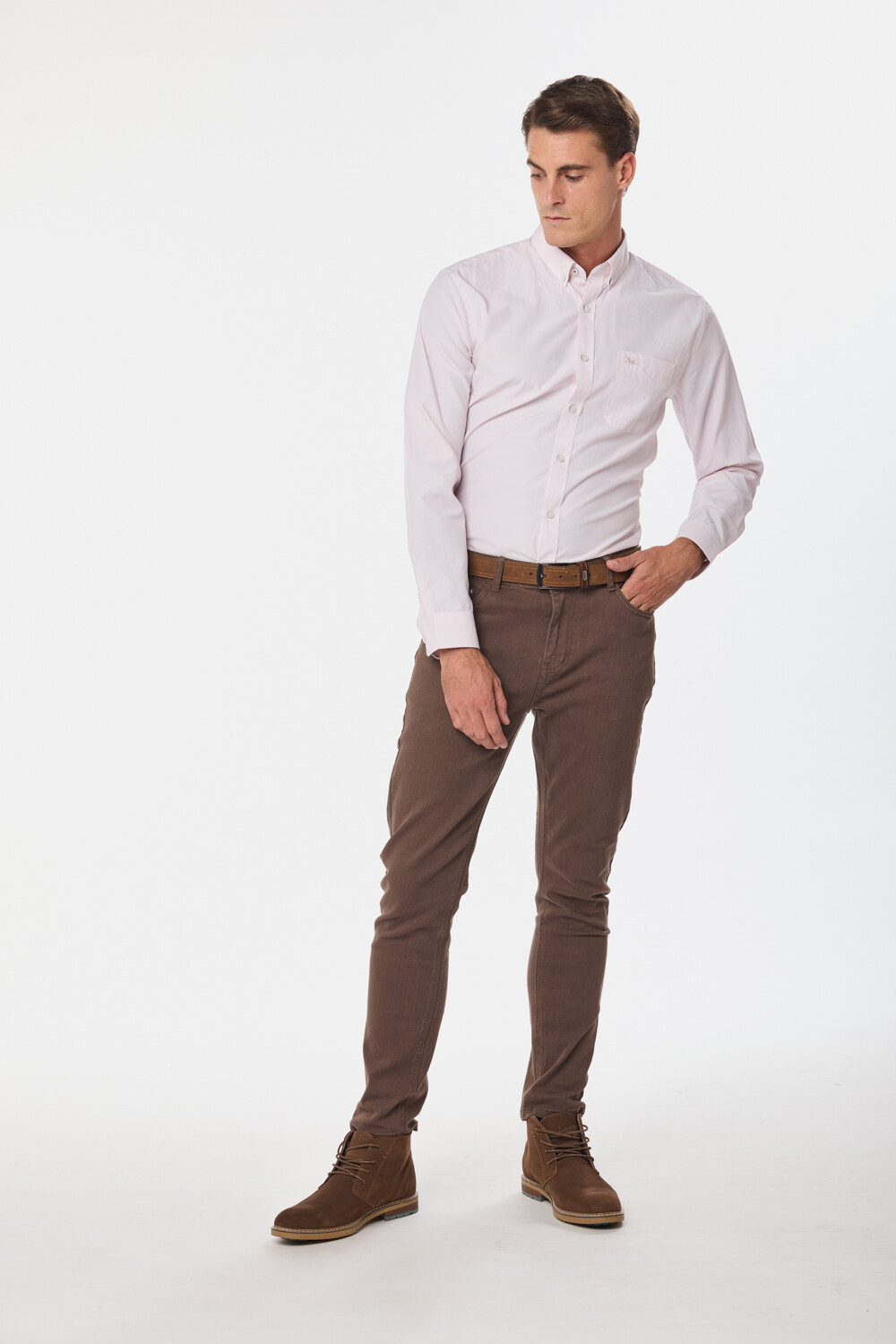 PANTALON 5 BOLSILLOS Marron
