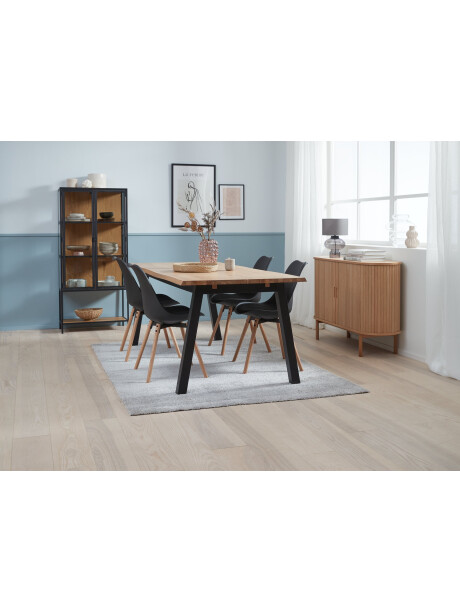 Silla de comedor KASTRUP negro/roble Silla de comedor KASTRUP negro/roble