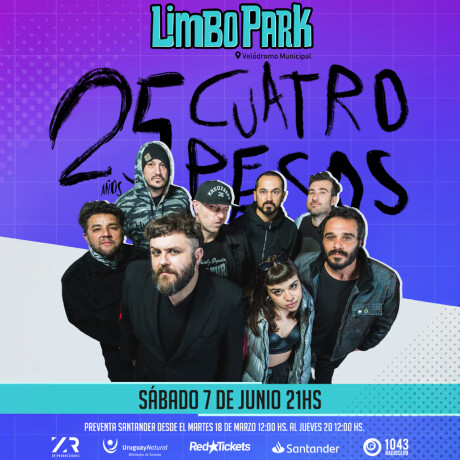 4 Pesos Festeja 25 años en Limbo Park Vip
