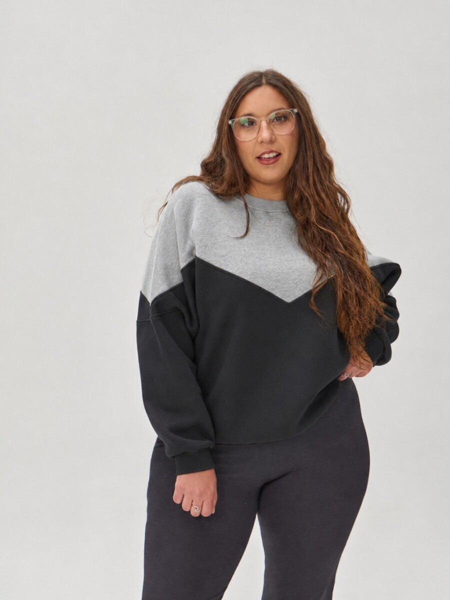 Buzo Mocca Gris negro