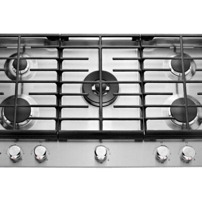 ESTUFA EMPOTRABLE KITCHEN-AID, 36"-90CM, 5 QUEMADORES, A GAS 001