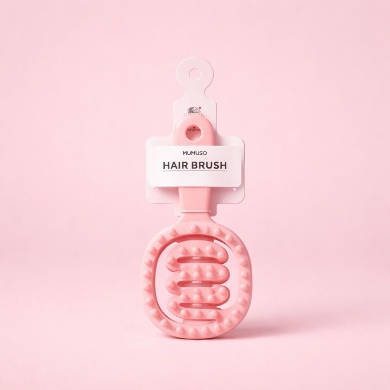 CEPILLO DE CHAMPÚ MASAJEADOR PARA EL CUERO CABELLUDO CON MANGO LARGO-ROSA CEPILLO DE CHAMPÚ MASAJEADOR PARA EL CUERO CABELLUDO CON MANGO LARGO-ROSA