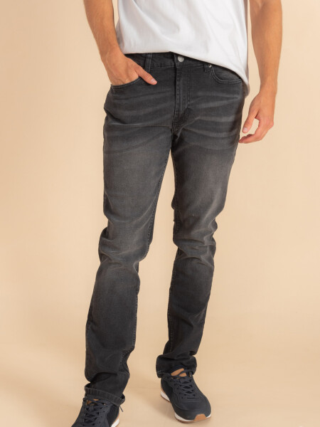 Pantalón de Jean Slim Gris