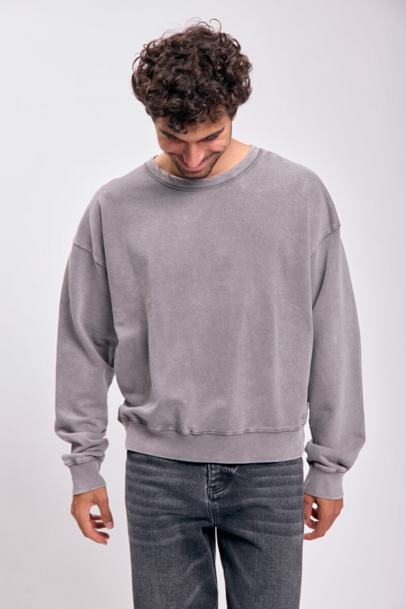 Buzo deportivo lavado Gris