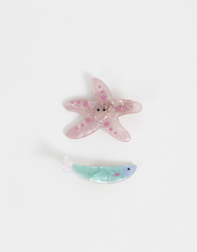 Hebillas Infantiles Especiales Set De Mini Piquitos - Combinacion Bicolor