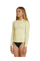 Rash Vest UV Classic Juvenil Banana · Manga Larga