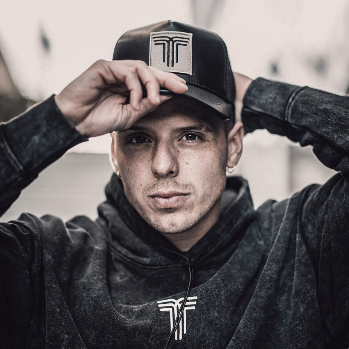 Gorro Tiffosi V3 Tiffosi - Negro - Gris 