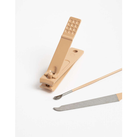 Set De Manicuría Coral Claro