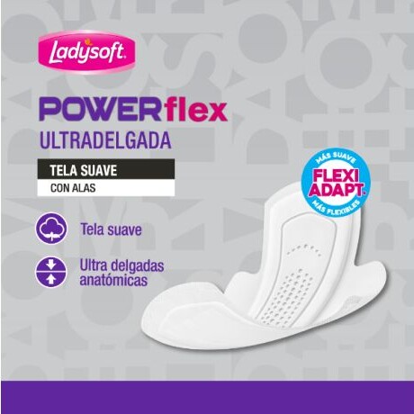 Ladysoft Toallas Ultra Delgadas Powerflex X16 Mujer Ladysoft Toallas Ultra Delgadas Powerflex X16 Mujer