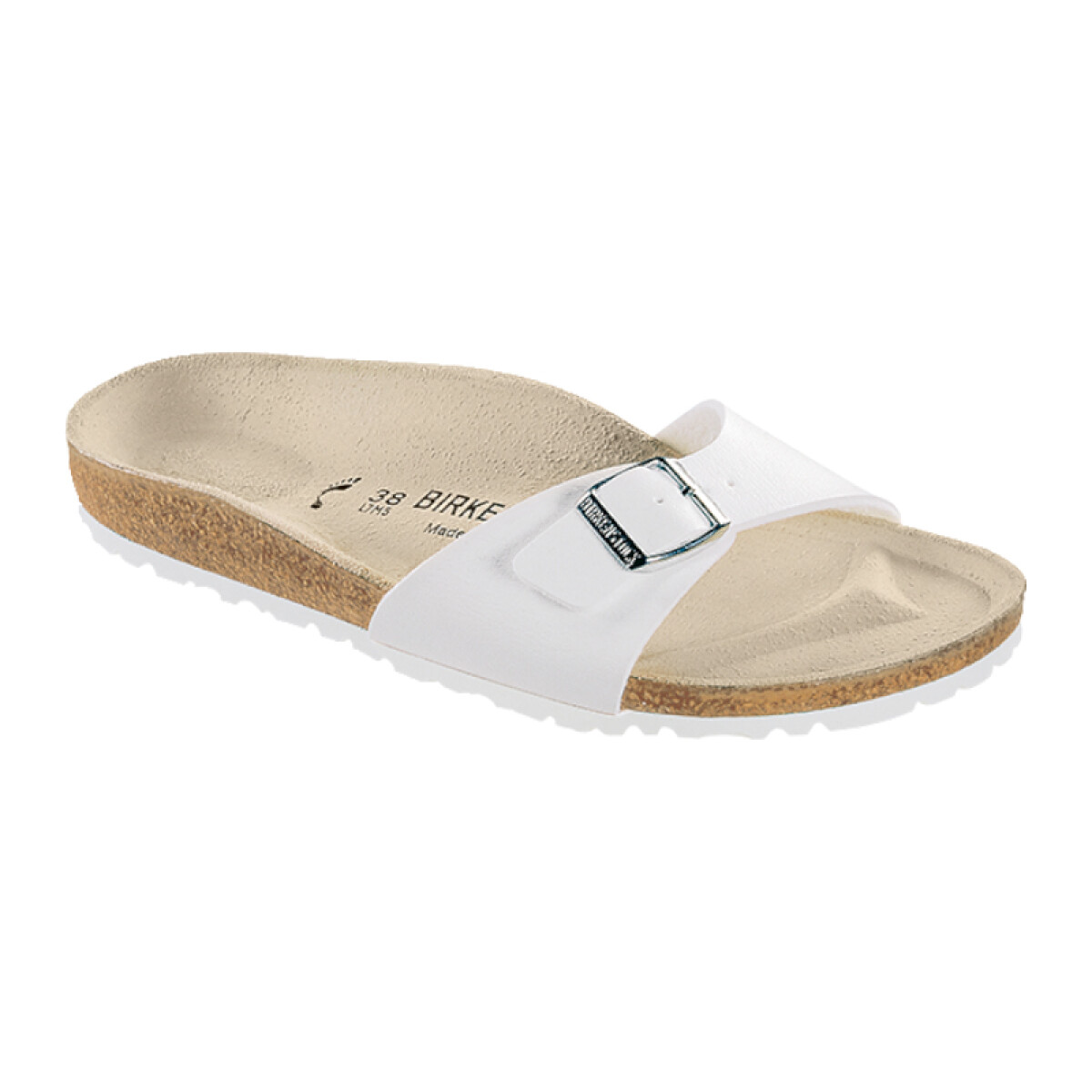 Sandalia Madrid Birko-Flor - Estrecho - Blanco 