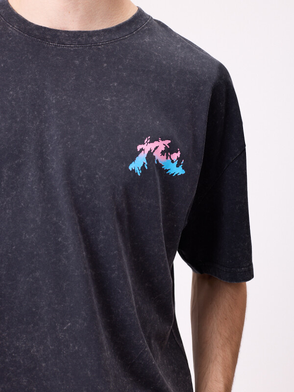 T-SHIRT NYCHUM RUSTY Negro