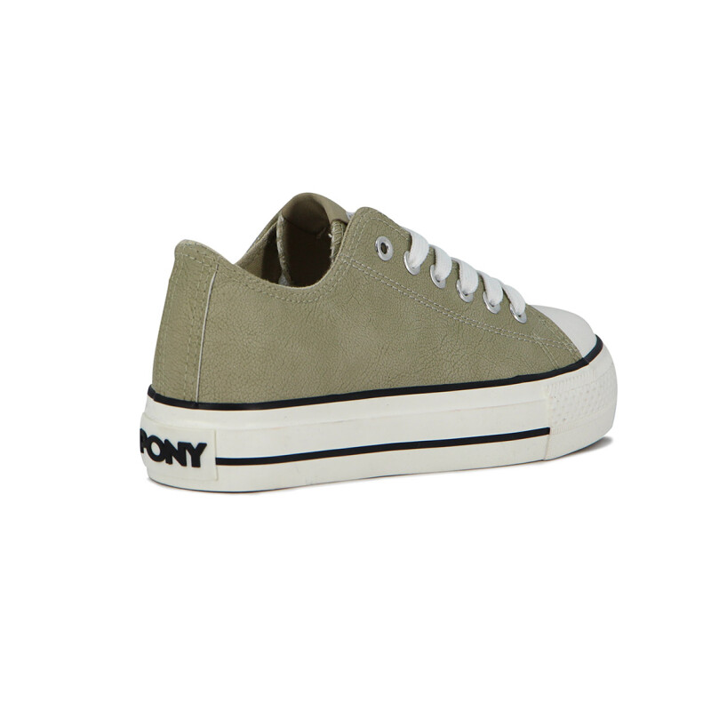 Championes Pony Suede Mujer Beige