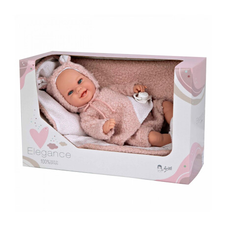 MUÑECA ELEGANCE 35 CM BABYTO ROSA CON MANTA 60827 MUÑECAS ARIAS MUÑECA ELEGANCE 35 CM BABYTO ROSA CON MANTA 60827 MUÑECAS ARIAS