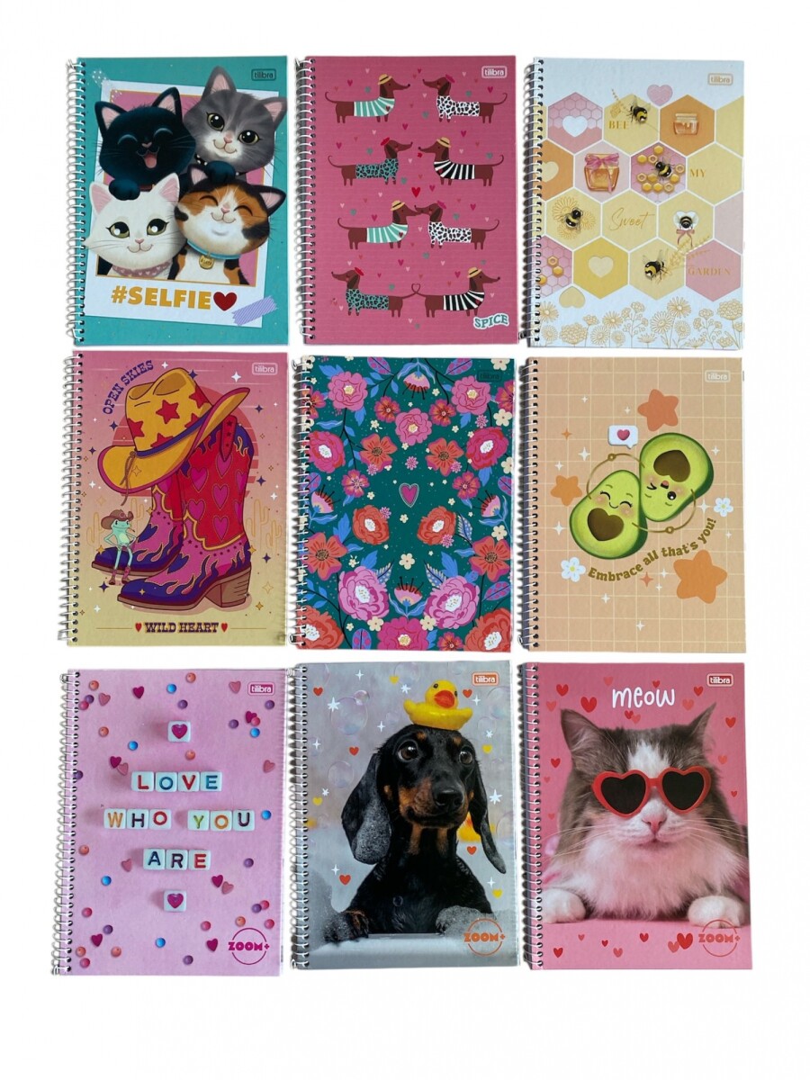 Cuadernola Tilibra Mi Pais 96 Hojas Tapa Extra Dura Pack x4 - Surtido 