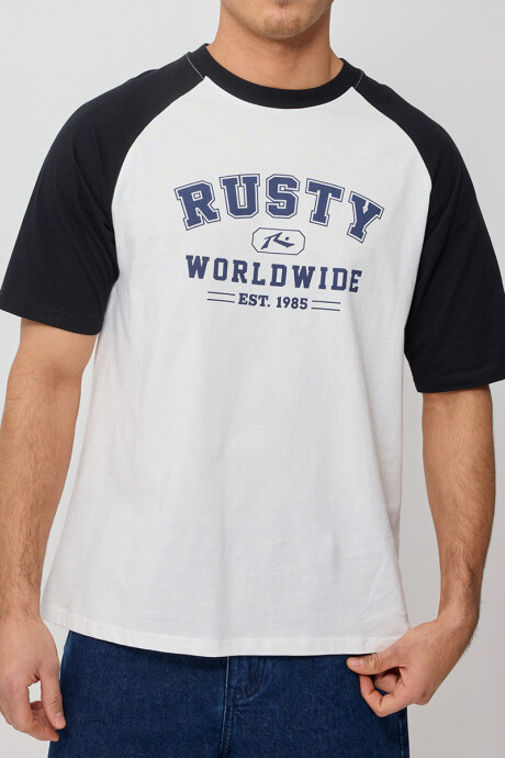 T-SHIRT ERNEUS RUSTY Negro