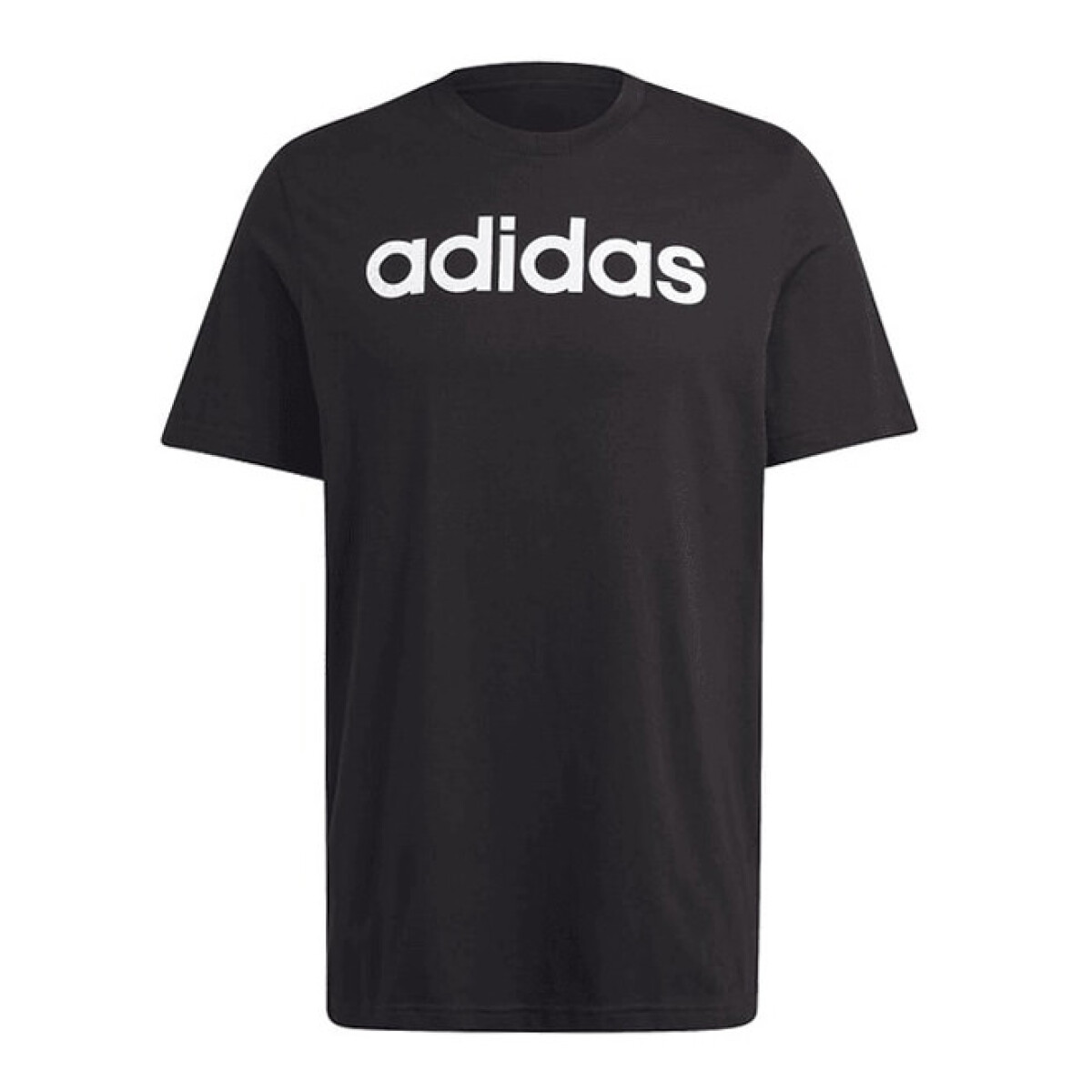 Remera de Hombre Adidas Essentials - Negro - Blanco 