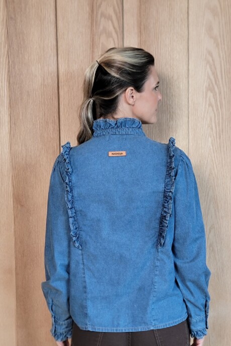 Camisa Uma Denim Azul