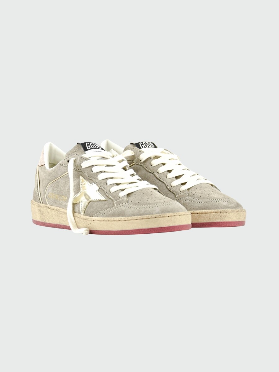 Golden Goose - BallStar Taupe Pearls 