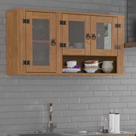 Aéreo 3 puertas Línea Naturale Roble