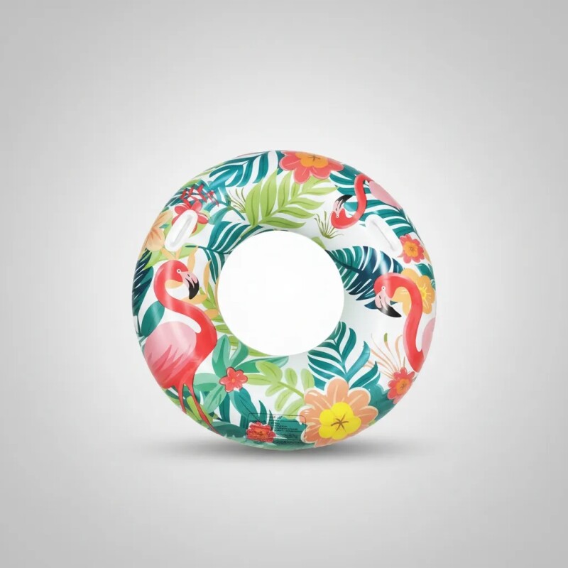 Flotador Redondo Adulto 120cm con Agarraderas – Comodidad y Seguridad en el Agua Flamengo 1