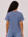 Remera Kalae Azul Grisaceo