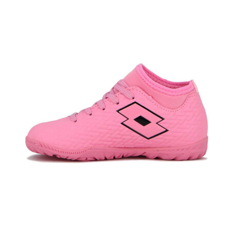 Lotto Piccolo Futbol 5 Tf Niño Rosado-Negro