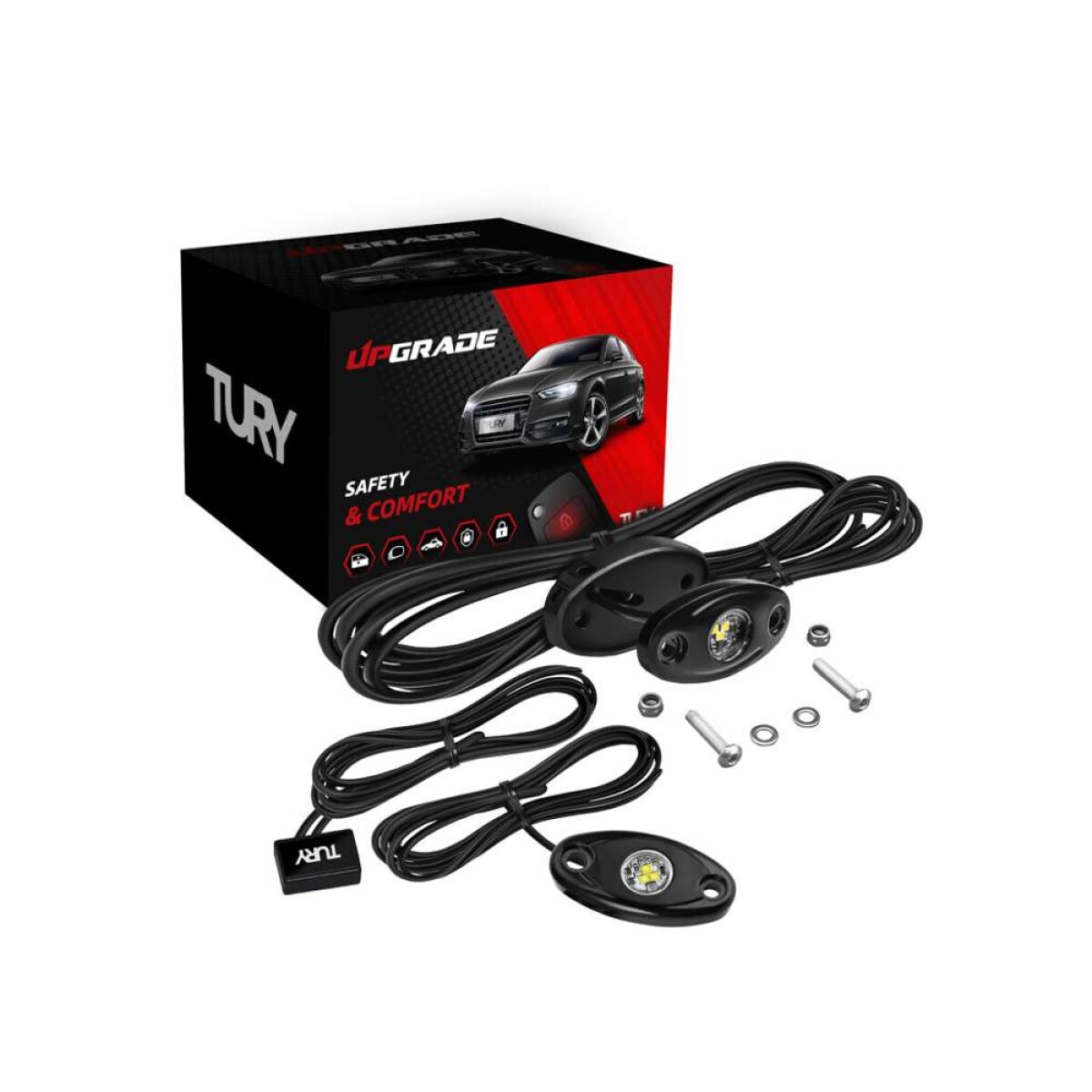 Kit Electronico Para Pickups, Proteccion Ip68, Focos 12V - Para Iluminacion De Porton Trasero 