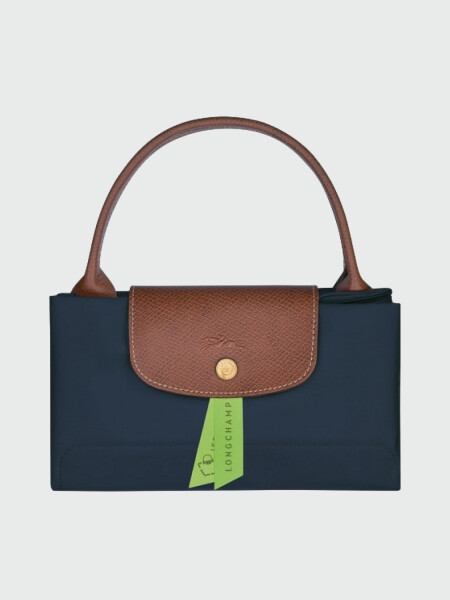 Longchamp - Le Pliage Original Bolso con Asa Superior S Azul