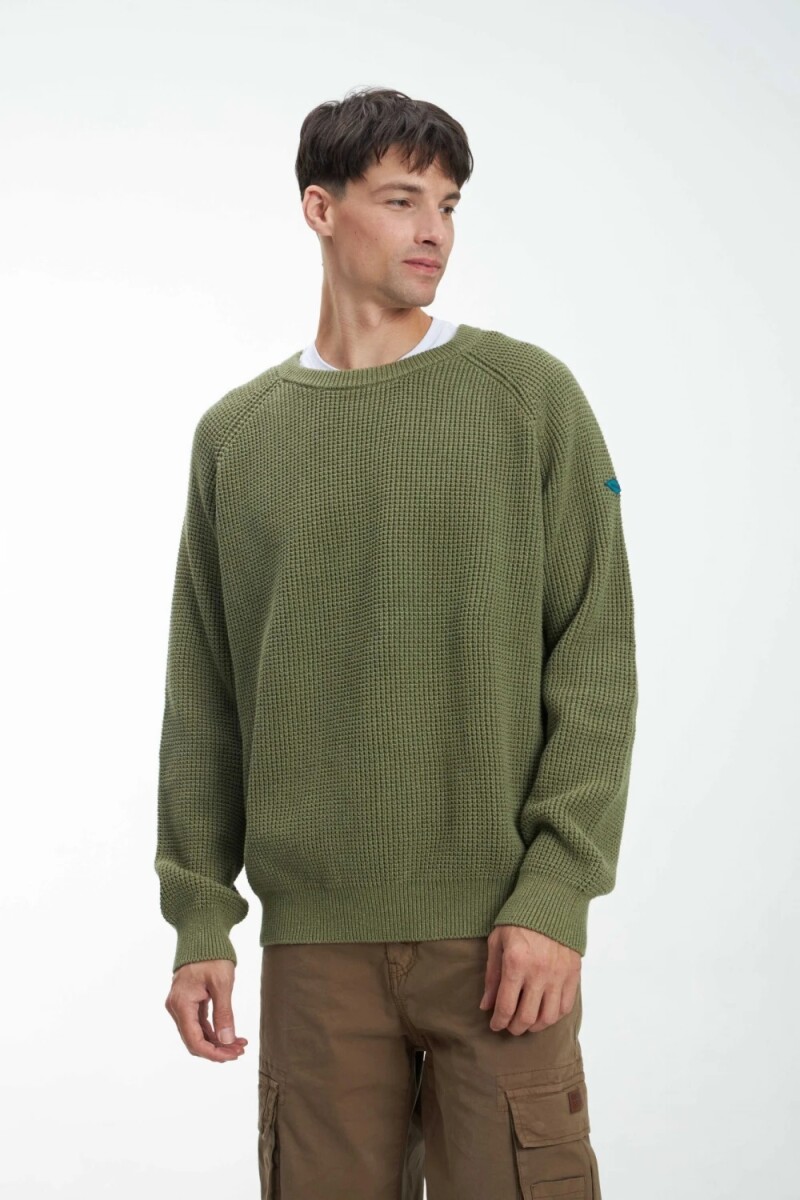 Buzo Hombre Tejido Uniform - Verde 