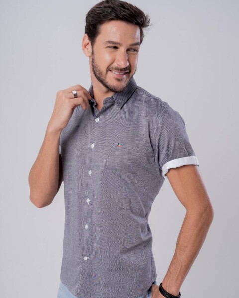 CAMISA MC Azul celeste