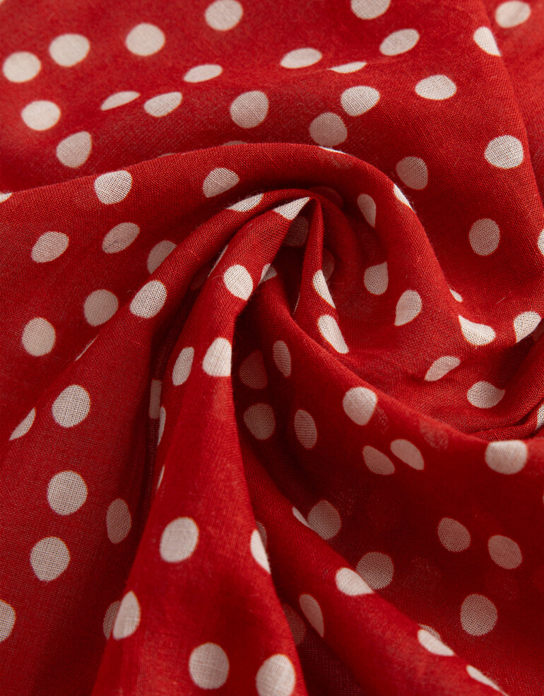 Pañuelos Raso Set De Pañuelos De Raso - Rojo Medio