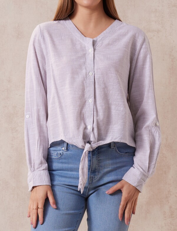 Blusa Algodon Nudo TOSTADO/MULTI