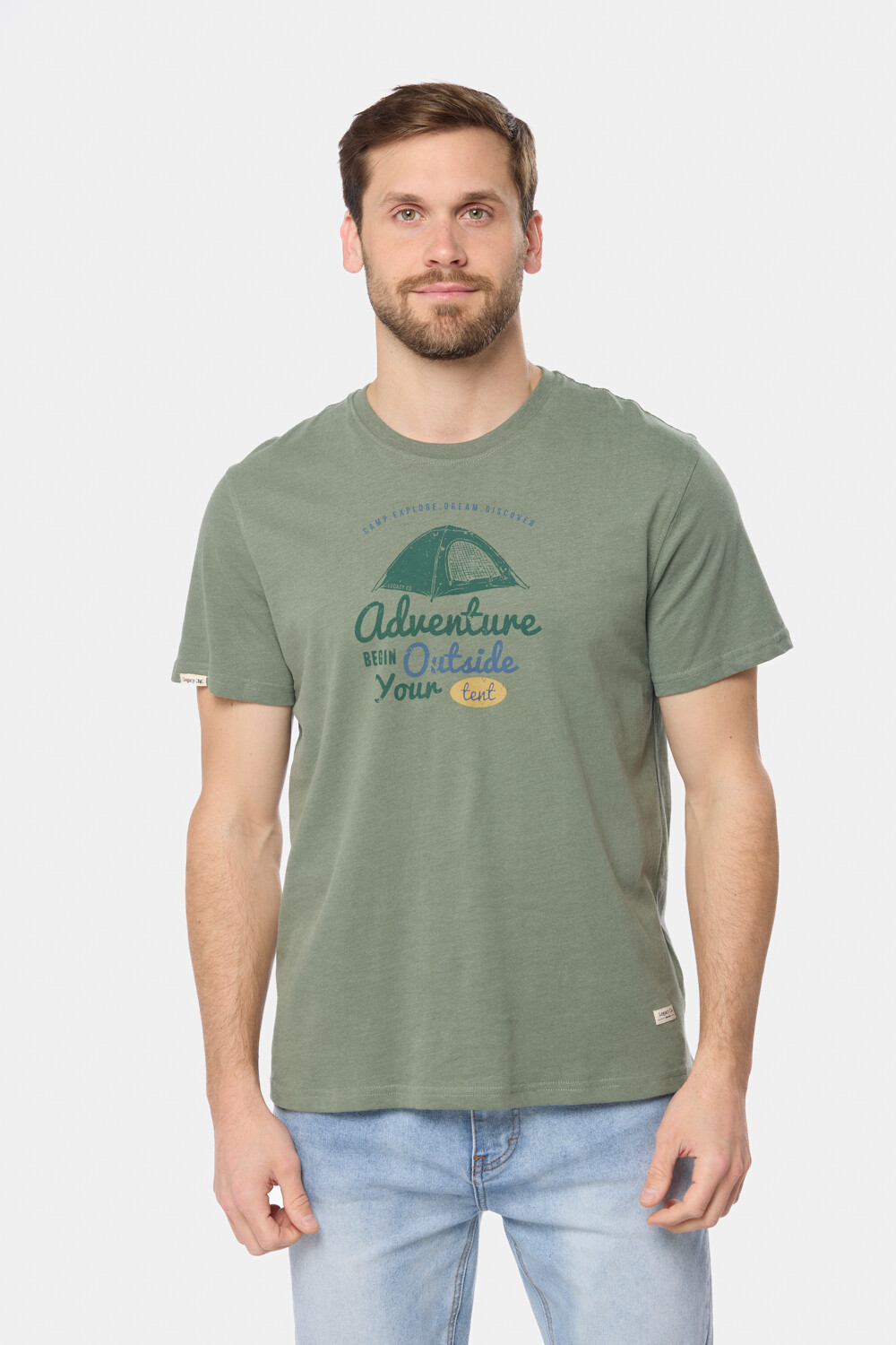 REMERA ESTAMPADA Verde