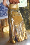Mermaid Skirt Dorado Fuerte