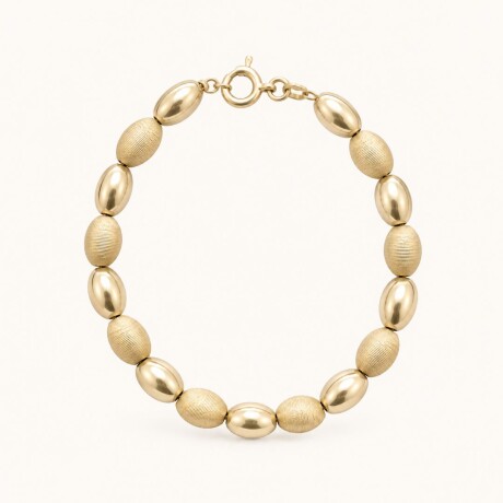 Pulsera Semillas - Plata y Baño Pulsera Semillas - Plata y Baño