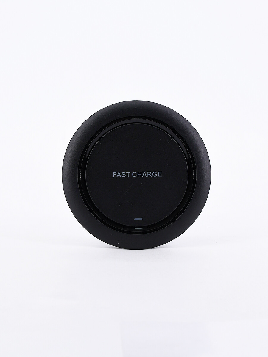 CARGADOR INALÁMBRICO CIRCULAR - NEGRO 