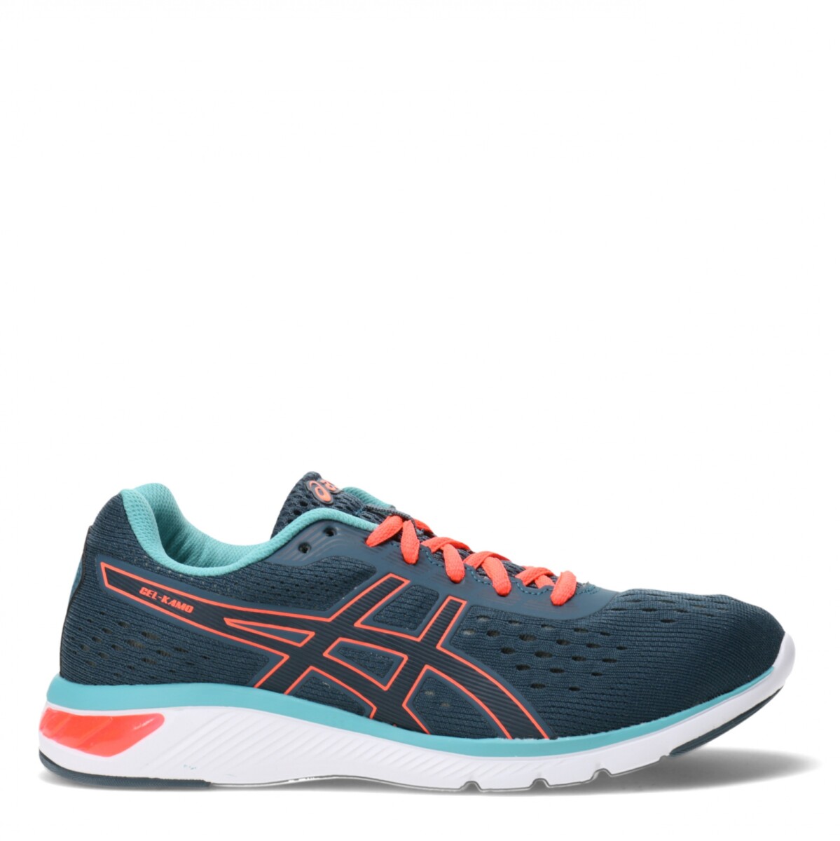 Championes de Mujer Asics Gel Kamo Asics - Azul Piedra - Rojo Cereza 