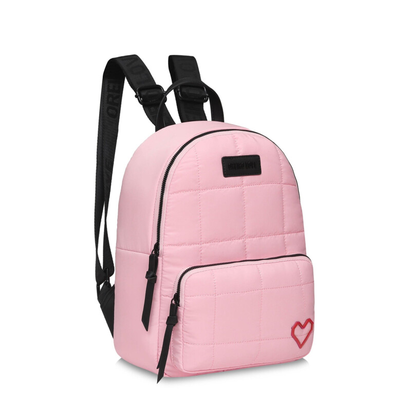 Mochila Las Oreiro Love Rosado