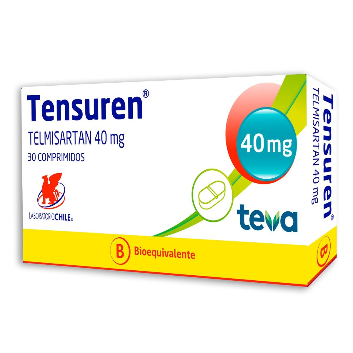 TENSUREN 40 MG. CJ X 30 COMP. 