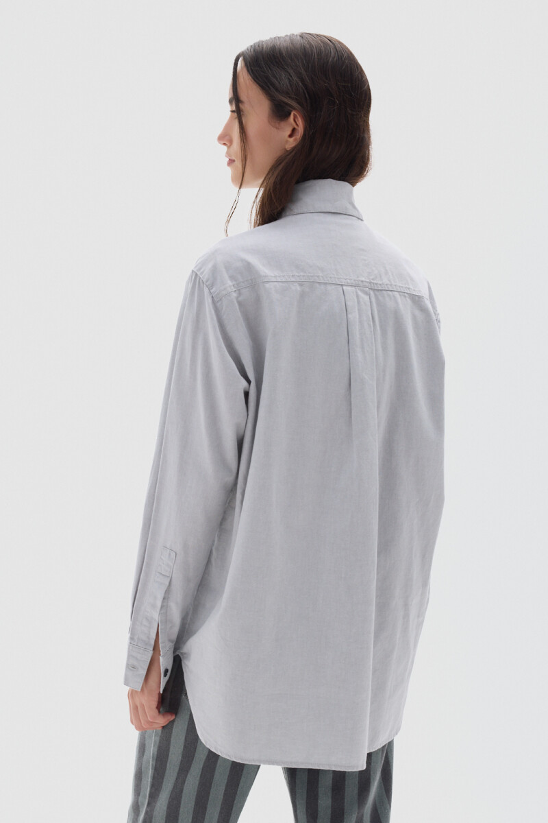 Camisa Noble Oxford Grey