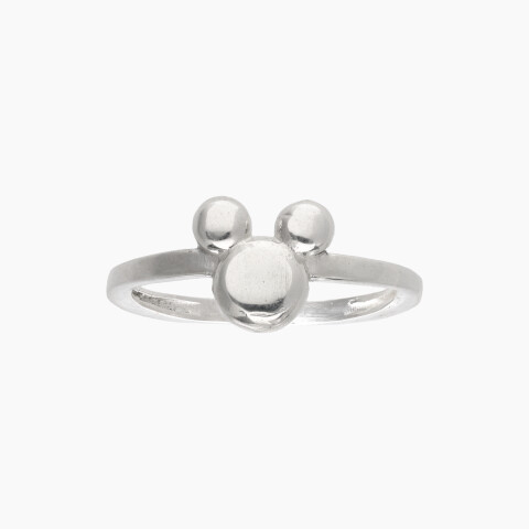 Anillo en Plata 925 con diseño de Mickey Anillo En Plata 925 Con Diseño De Mickey