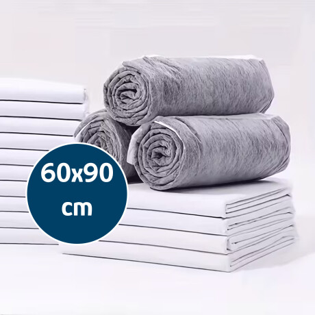 Pañales Mascotas XL 60x90 cm c/Carbono 20pcs Antifugas Celeste