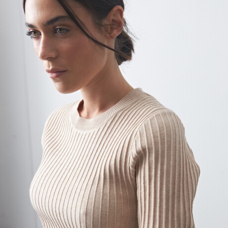 SWEATER LISE Beige Melange